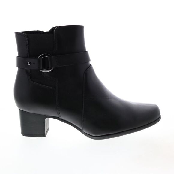 Clarks Shoes - Clarks Womens Un Damson Mid Black Boots (NWT)